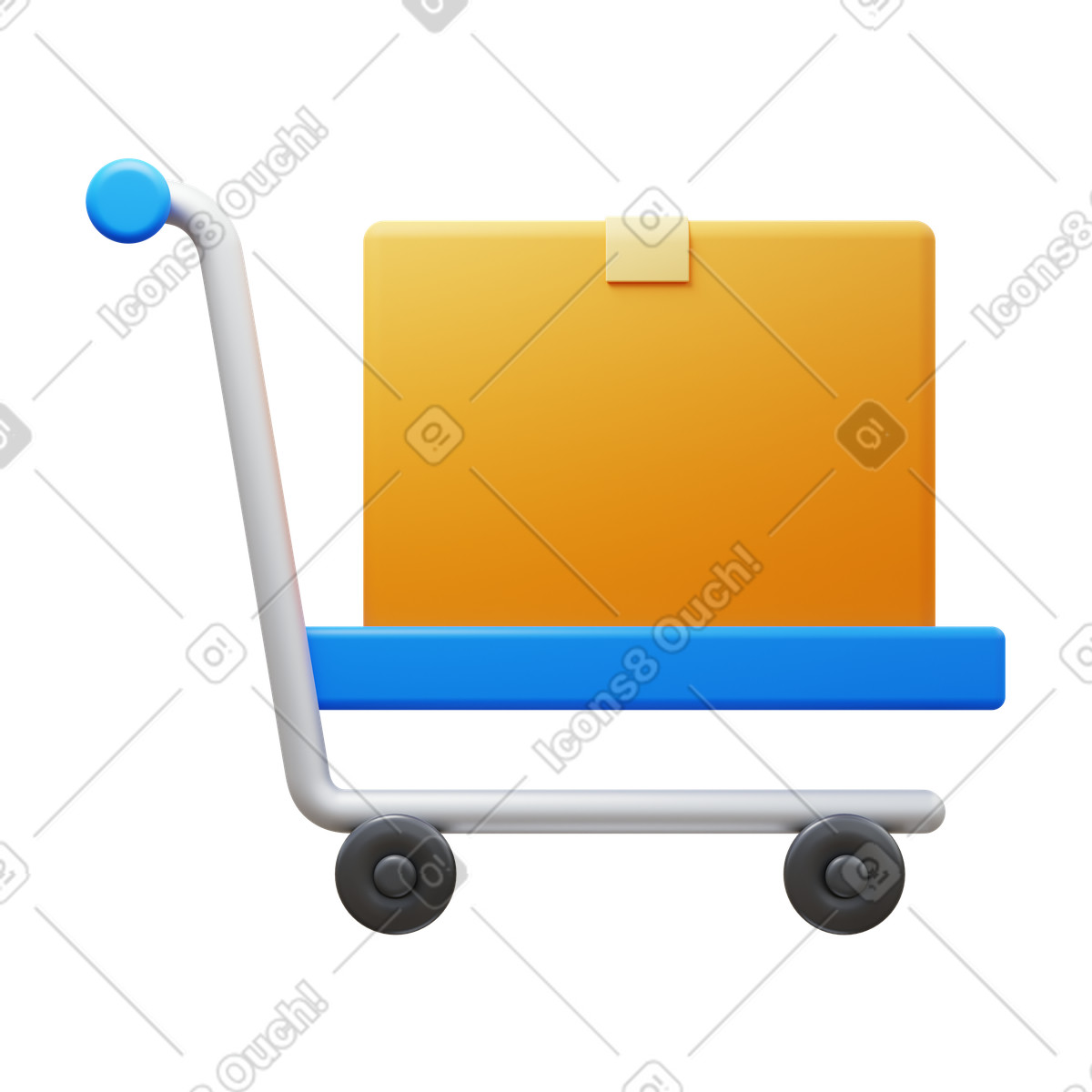 Ilustración Sell stock en estilo 3D Fluency a descargar en PNG y SVG