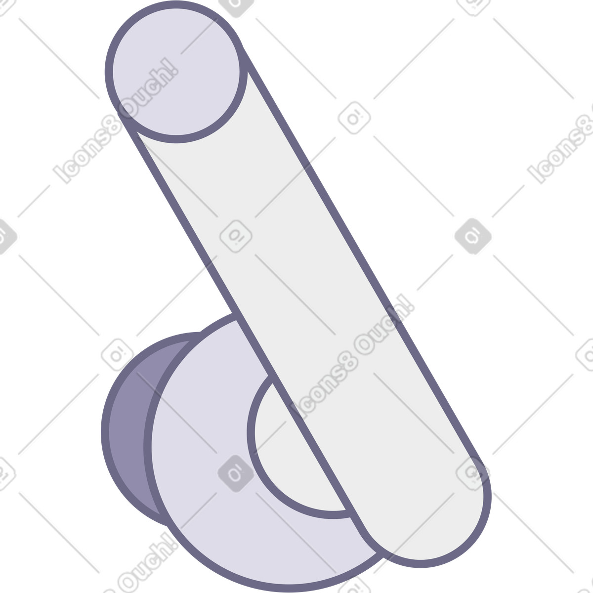 Modul スタイルの Earbud のイラストをPNG、SVG形式でダウンロード