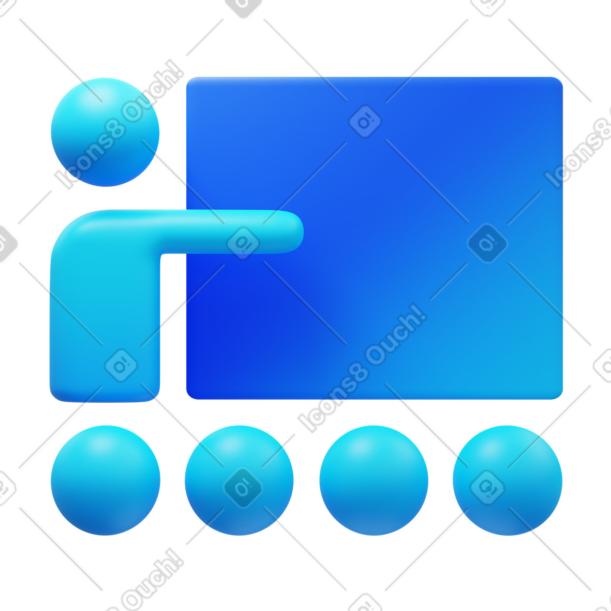 Иллюстрация Учитель читает лекцию в классе в PNG и SVG