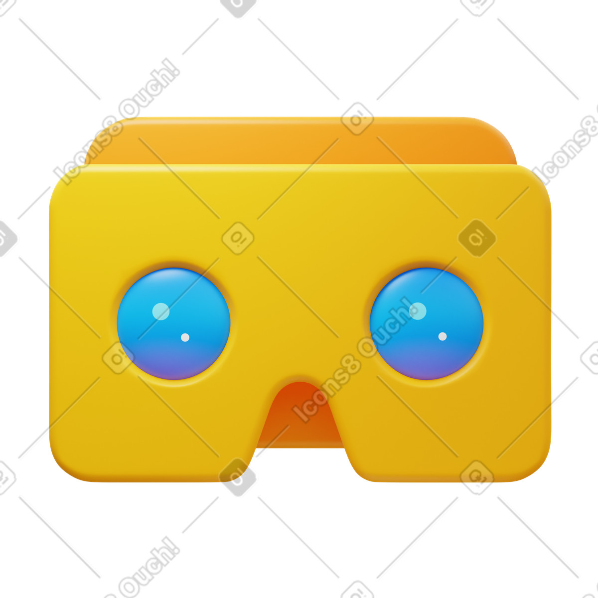 Ilustração de Virtual reality em no estilo 3D Fluency para baixar em PNG, SVG