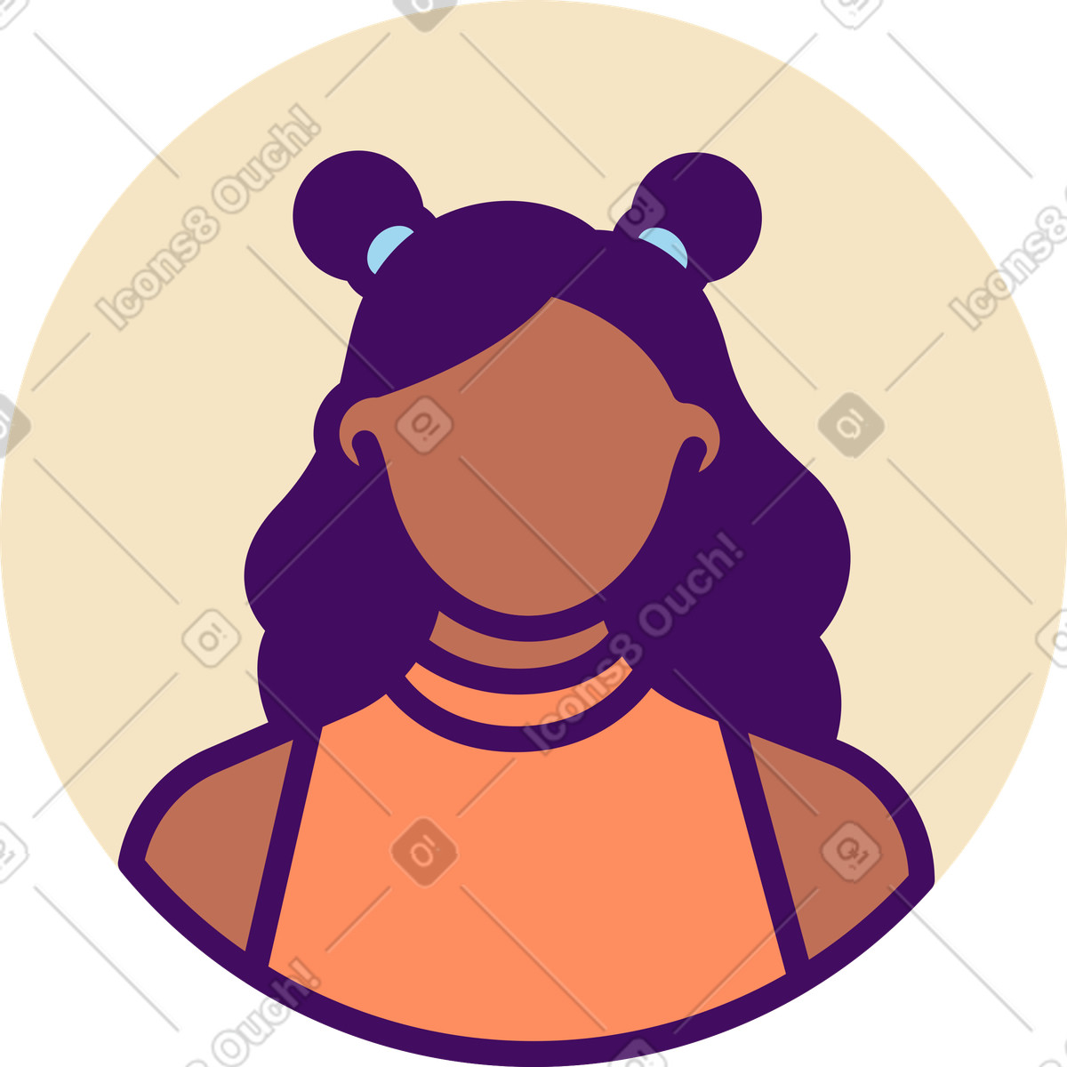 Simplistic スタイルの ユーザーアイコン のイラストをPNG、SVG形式でダウンロード