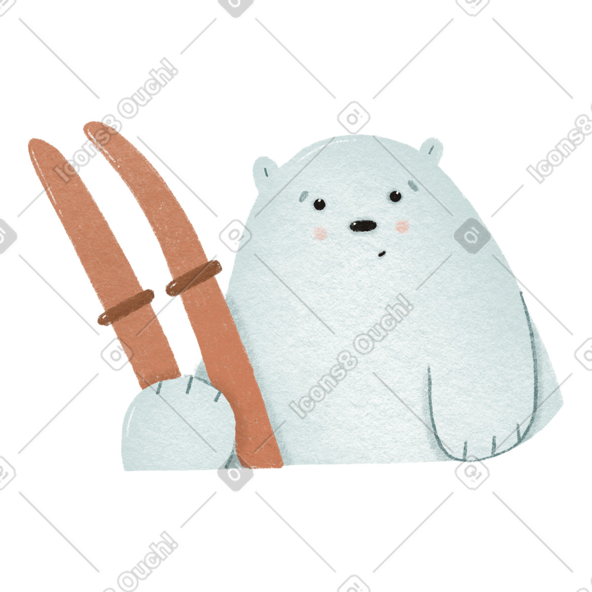 下载 Experimental 风格的 熊 插画，支持 PNG、SVG 格式