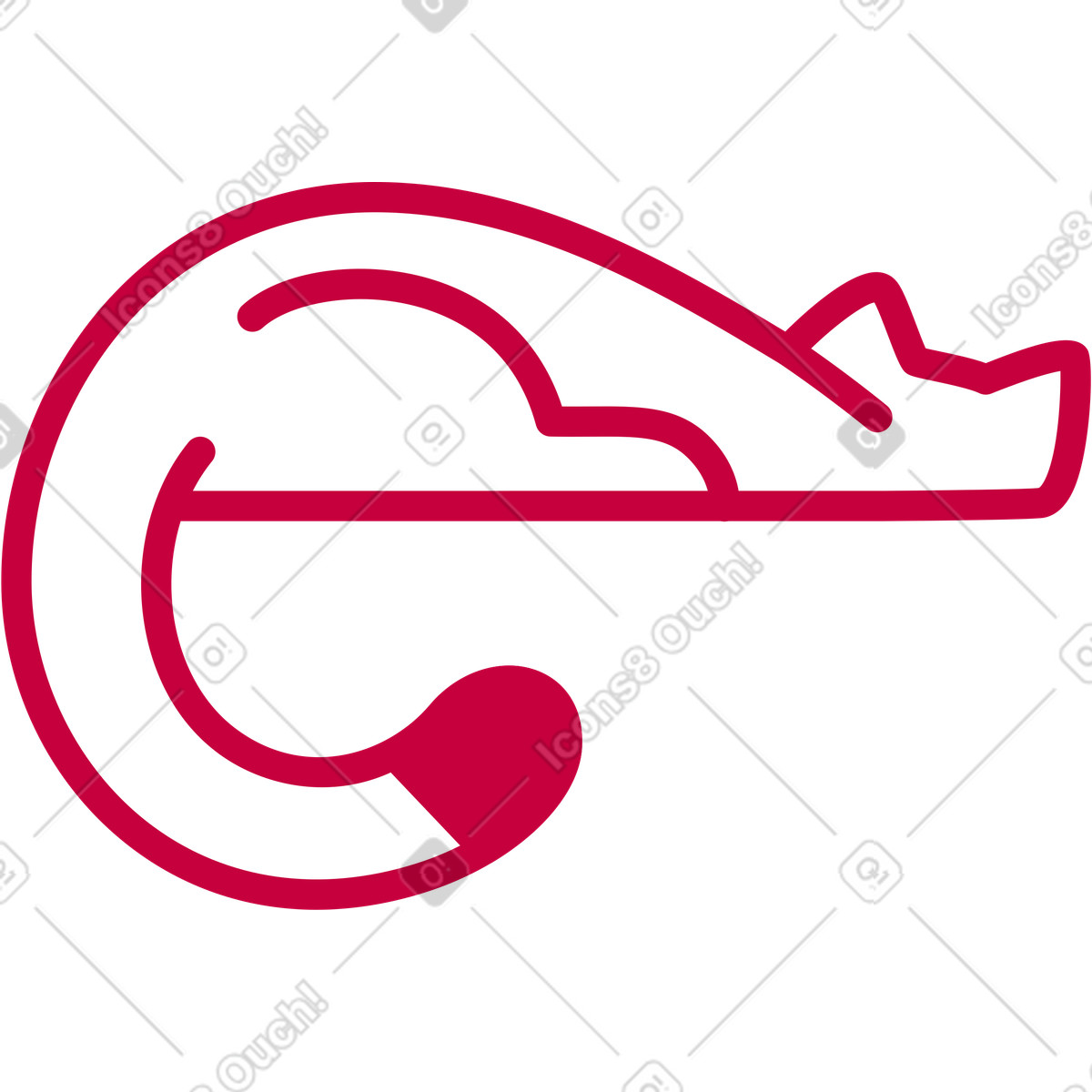 Schlafende katze-Illustration im Natty-Stil als Download in PNG, SVG