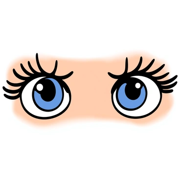 Close-up of a pair of intense light blue eyes with long eyelashes, staring directly at the viewer. The skin surrounding the eyes is smooth and fair, with a hint of a contemplative expression. The background is softly blurred to keep focus on the eyes, enhancing their depth and striking appearance.