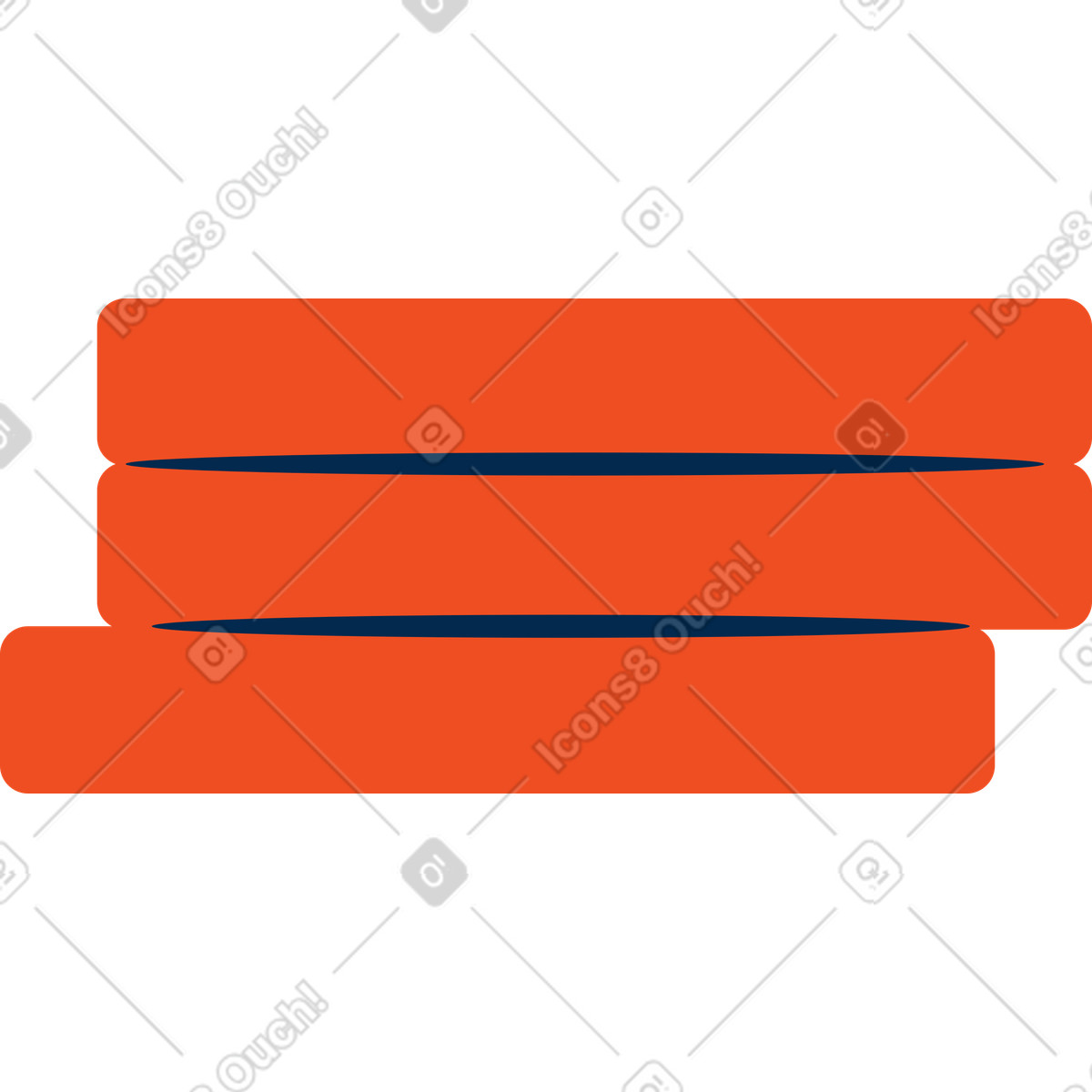 Flame スタイルの Red boxes のイラストをPNG、SVG形式でダウンロード