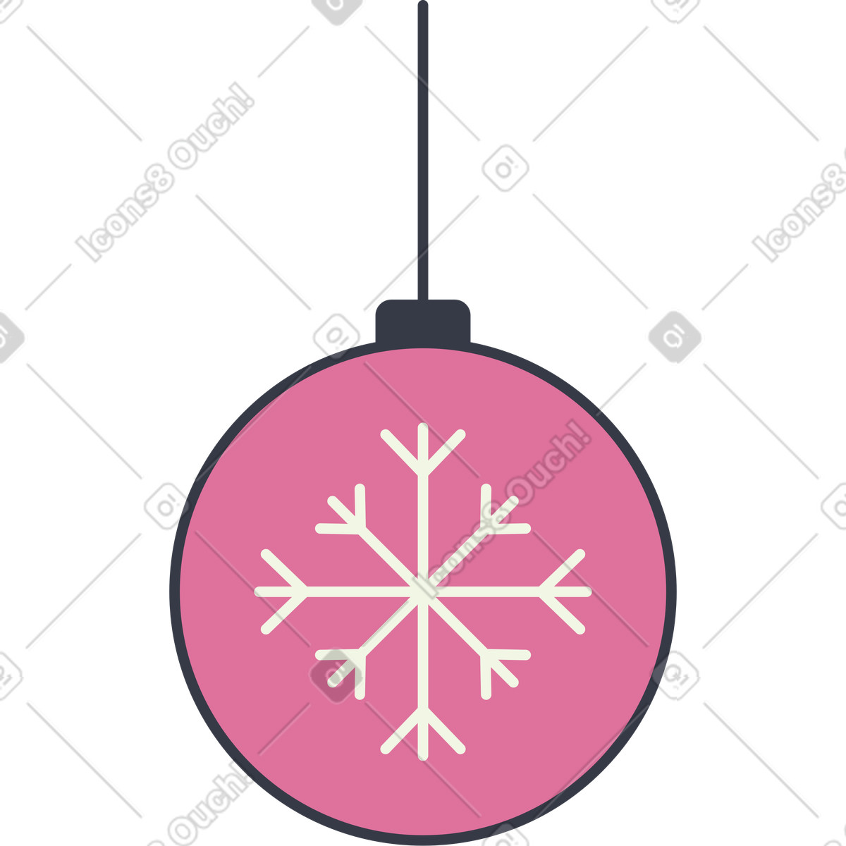 Ilustración Pelota de navidad en estilo Abstract a descargar en PNG y SVG