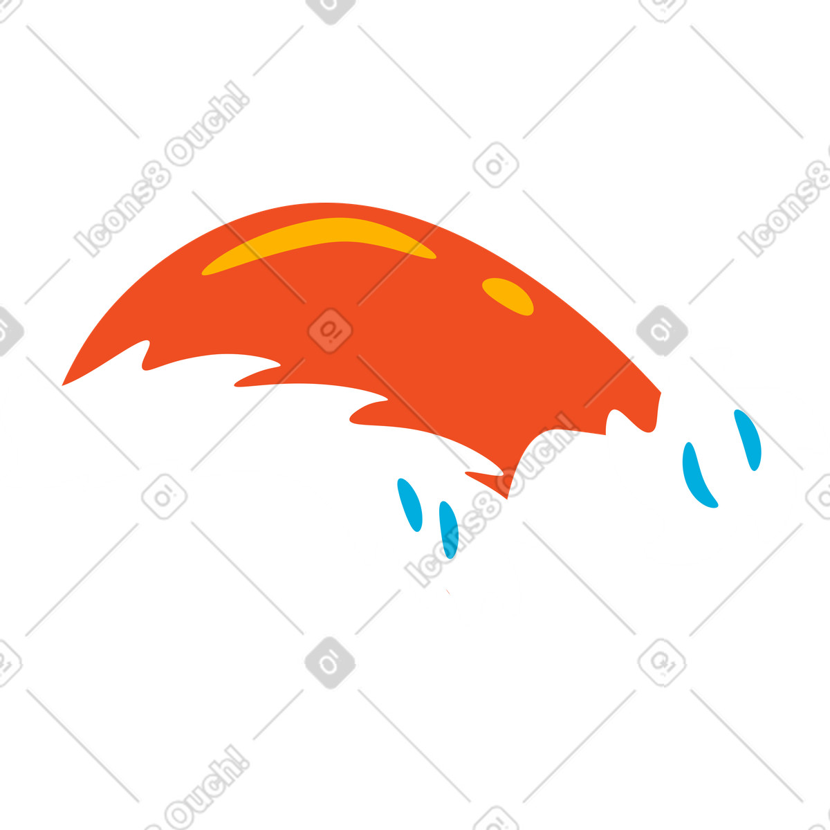 Ilustração de Gorro do papai noel em no estilo Flame para baixar em PNG, SVG