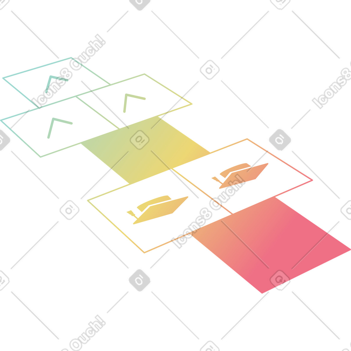 Delight スタイルの 石けり遊び のイラストをPNG、SVG形式でダウンロード