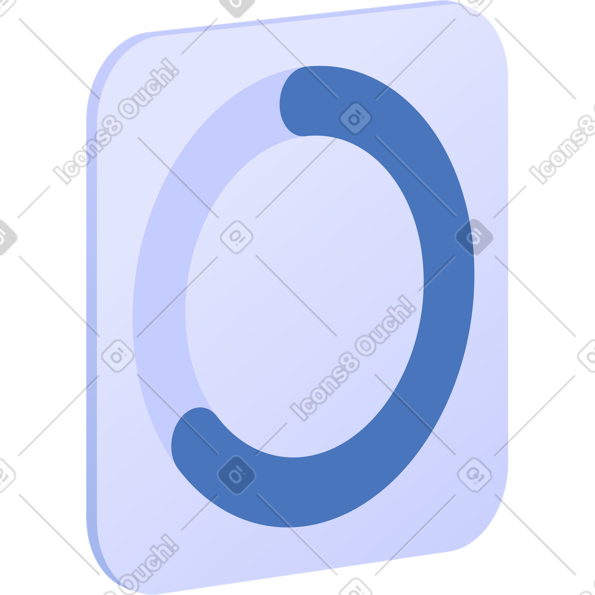 Frame with circle diagram illustration in Quantum style download in PNG, SVG