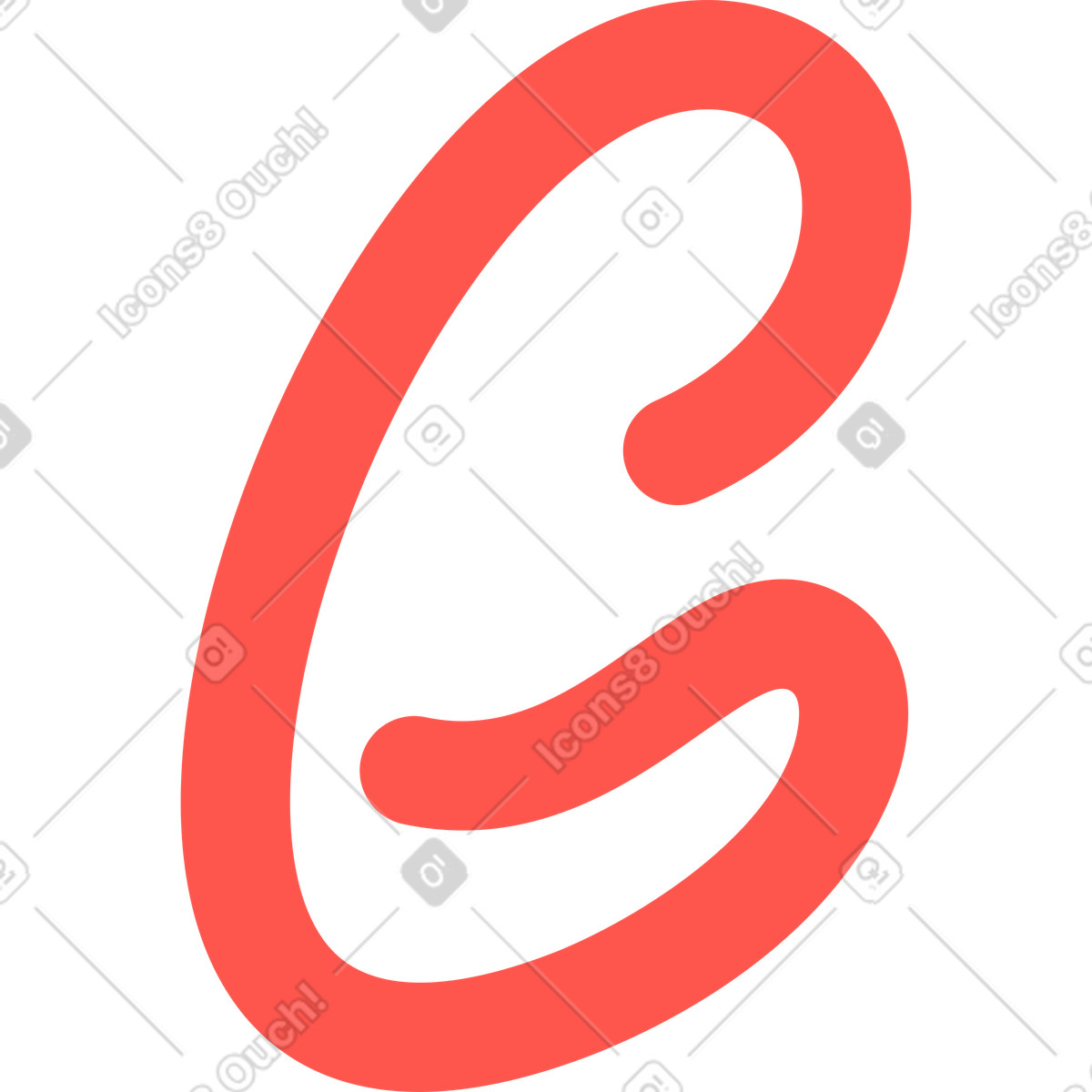 Ilustração de Red capital letter G em no estilo Kingdom para baixar em PNG, SVG