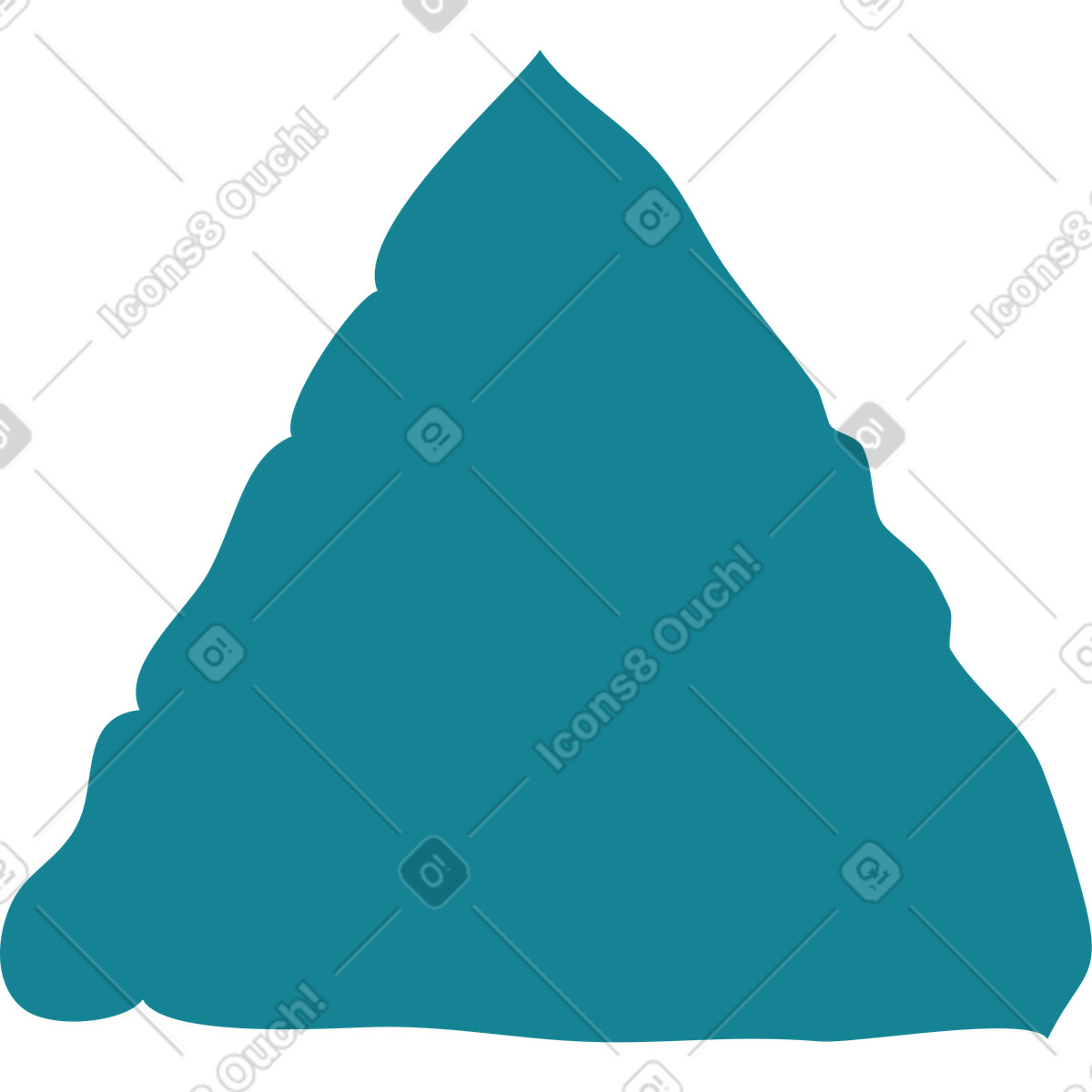 Flamenco スタイルの Dark blue triangle のイラストをPNG、SVG形式でダウンロード