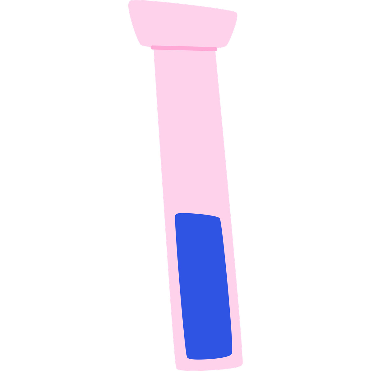 Ilustração de Pink test tube em no estilo Bouncy para baixar em PNG, SVG