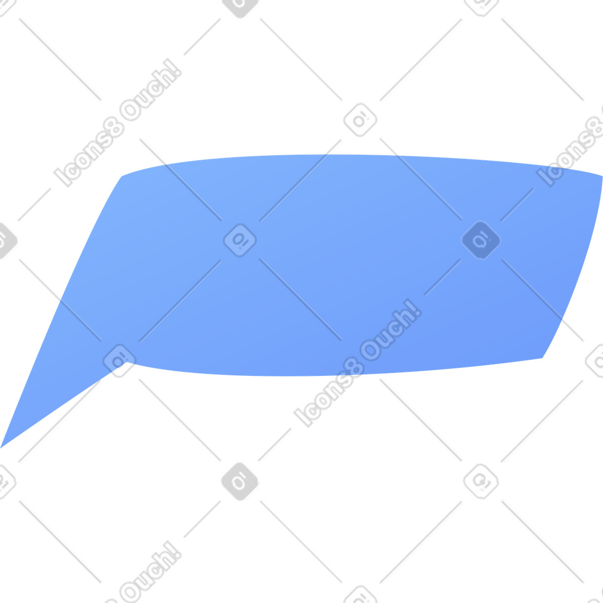 Ilustração de Balão fala em no estilo Buddy para baixar em PNG, SVG