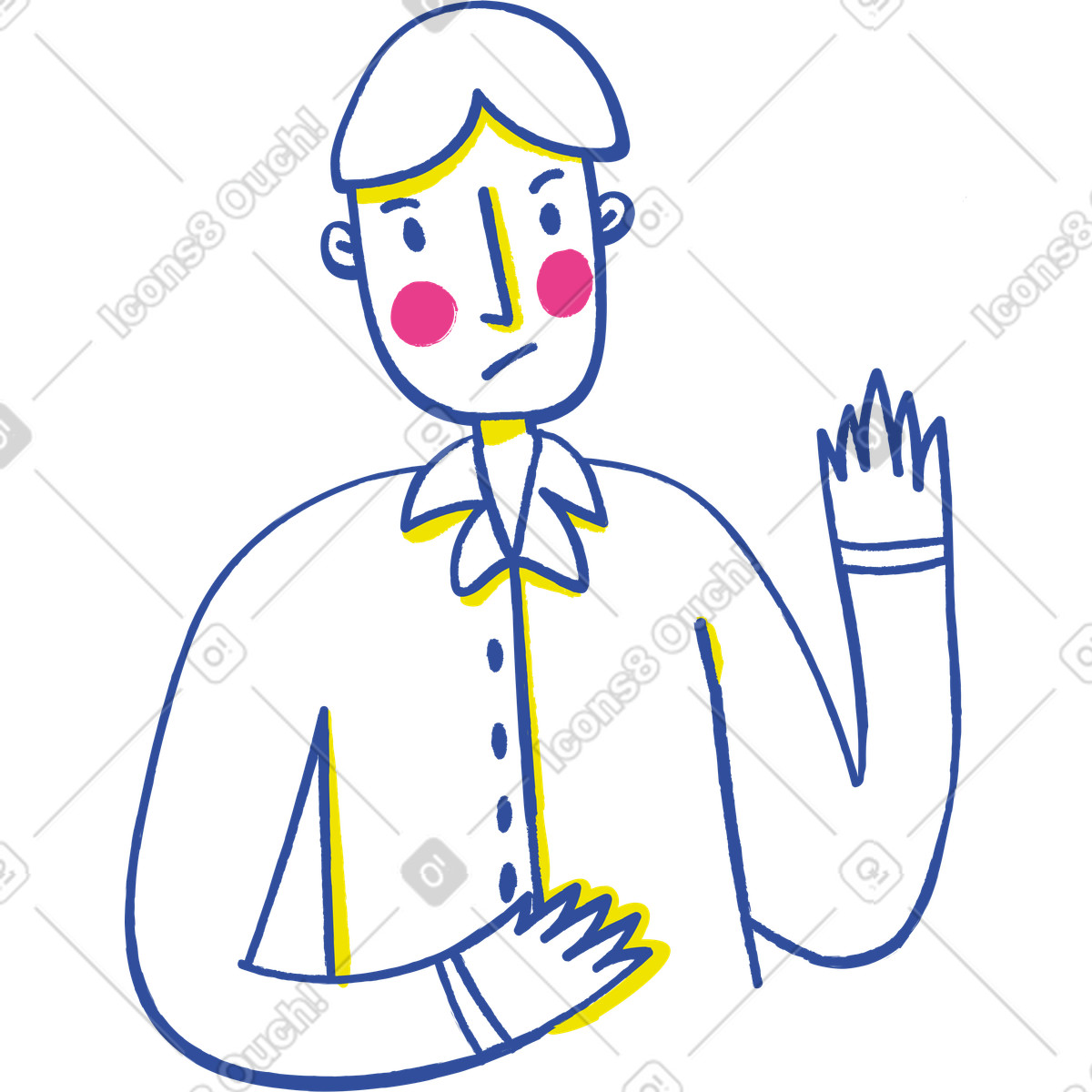 Illustration Businessman dans le style Lime à télécharger aux formats PNG, SVG