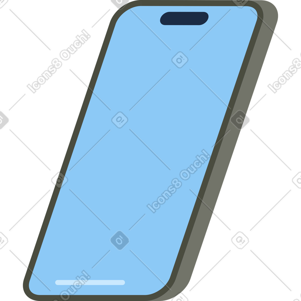 Ilustración Teléfono en estilo Vector a descargar en PNG y SVG