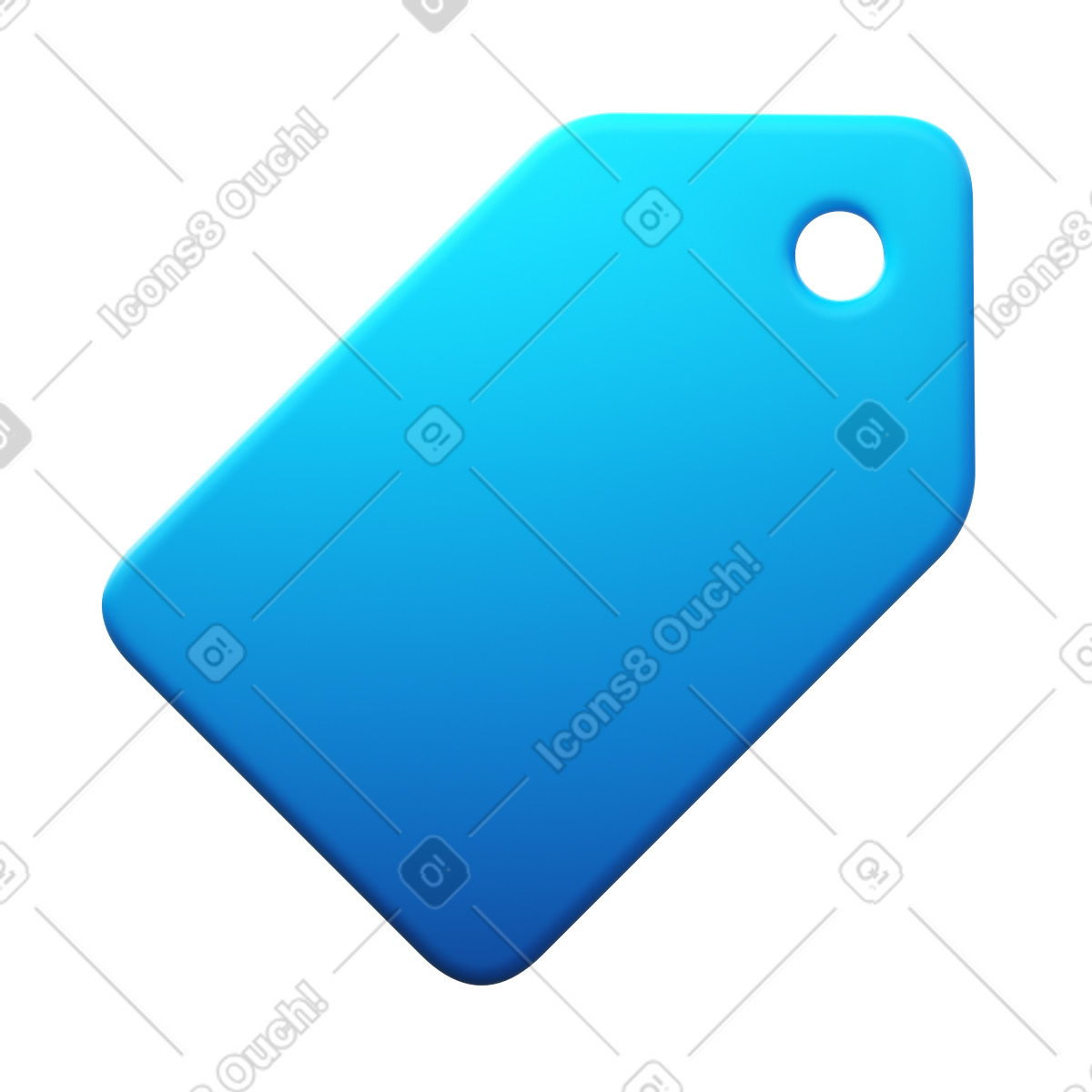 3D Fluency スタイルの Price tag のイラストをPNG、SVG形式でダウンロード