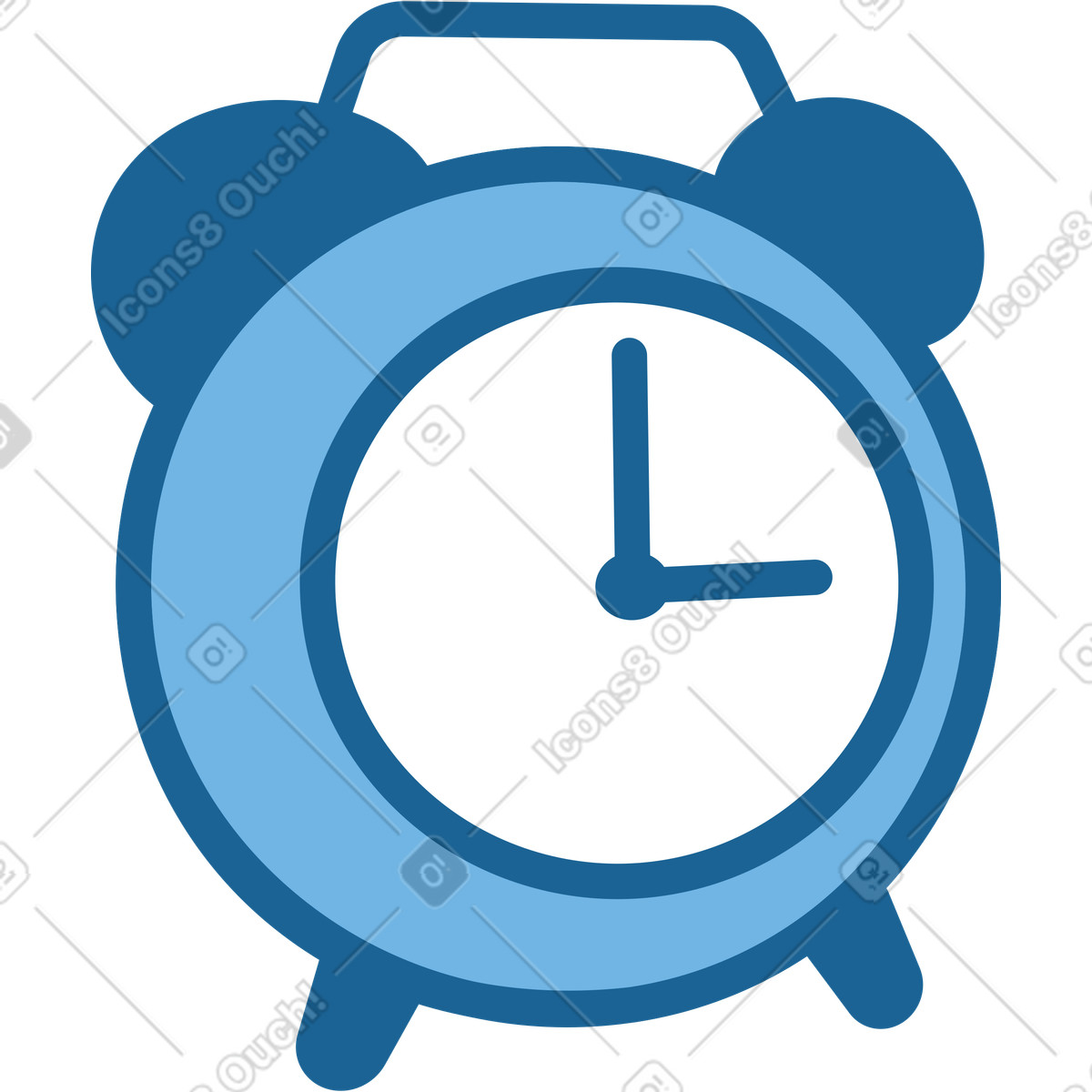 Illustration Réveil dans le style Natty à télécharger aux formats PNG, SVG