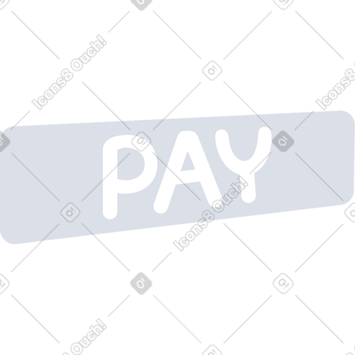 Gray button icon pay-Illustration im Lagom-Stil als Download in PNG, SVG