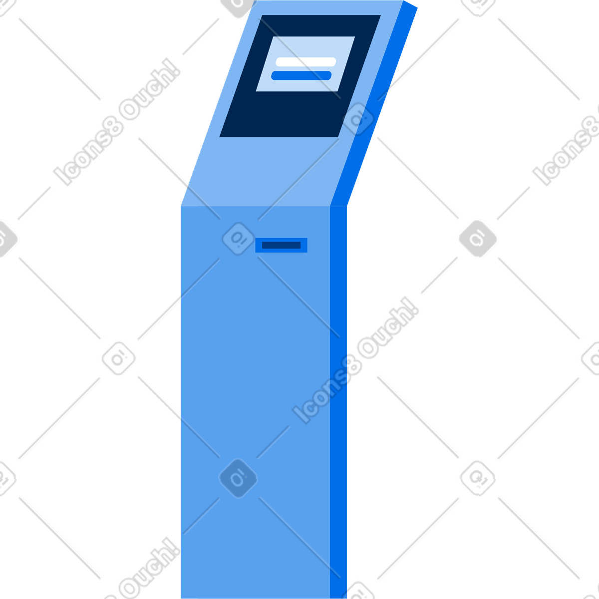 Self service illustrazione in stile Urban scarica in PNG, SVG