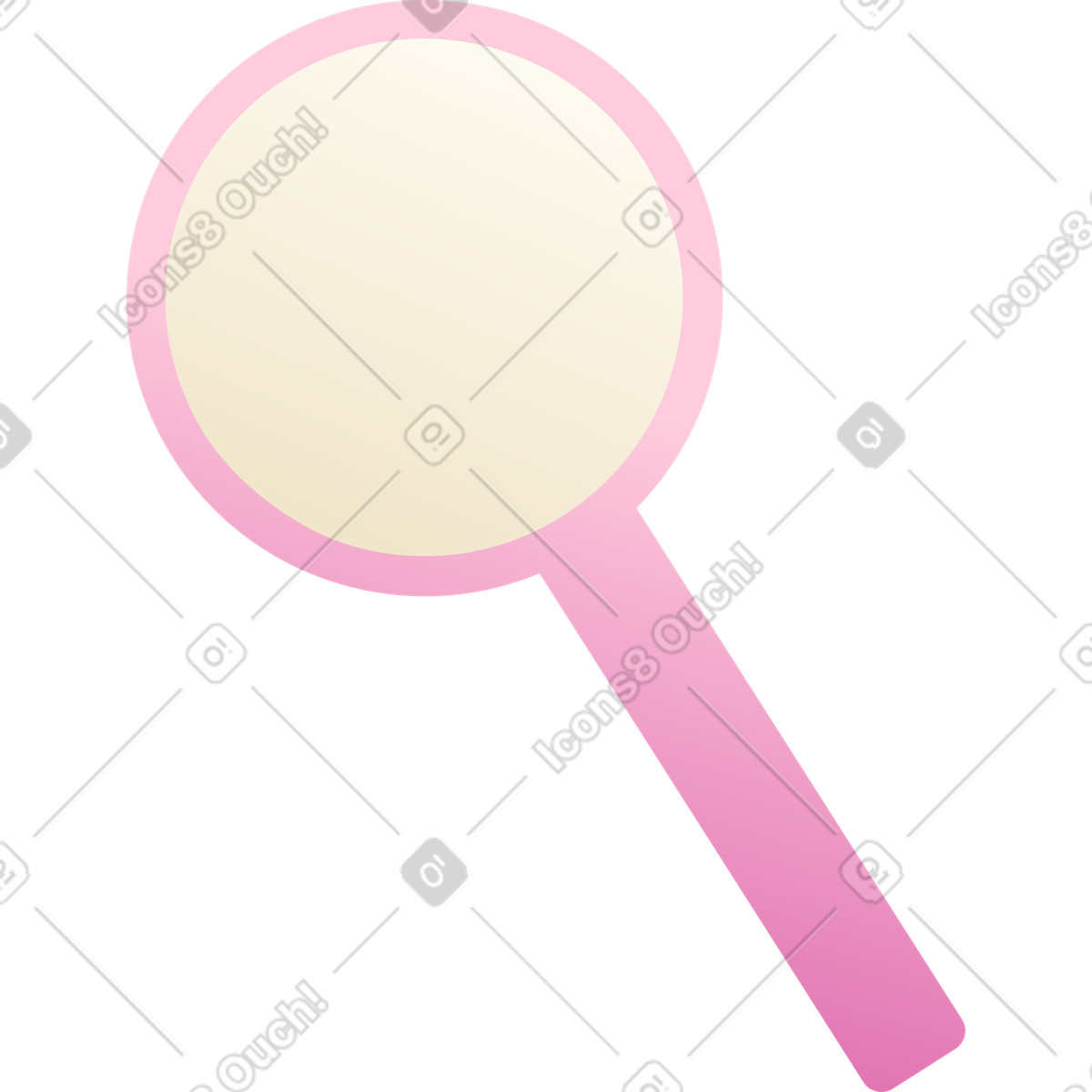 Silky スタイルの 拡大鏡 のイラストをPNG、SVG形式でダウンロード