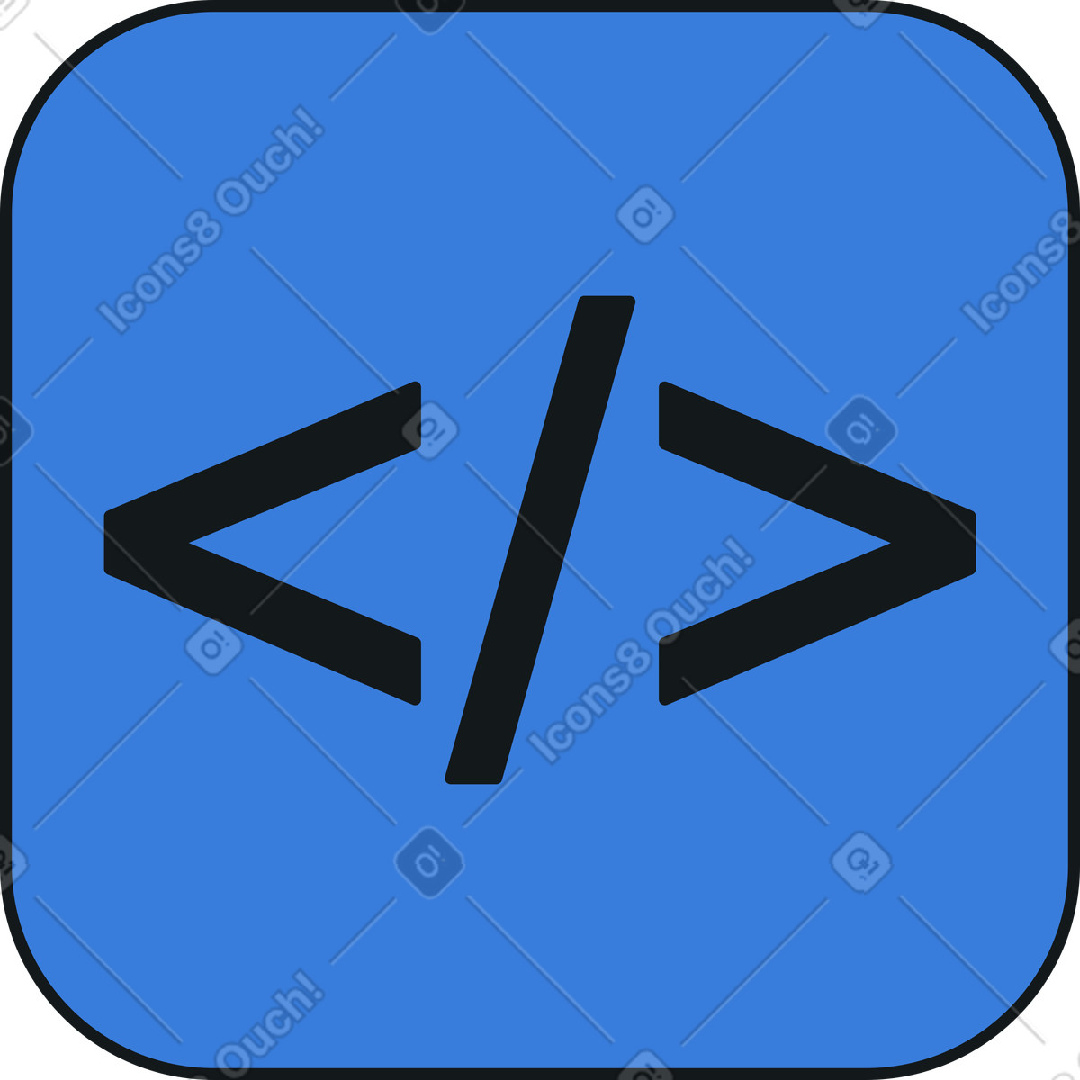 Programming icon illustration in PNG, SVG