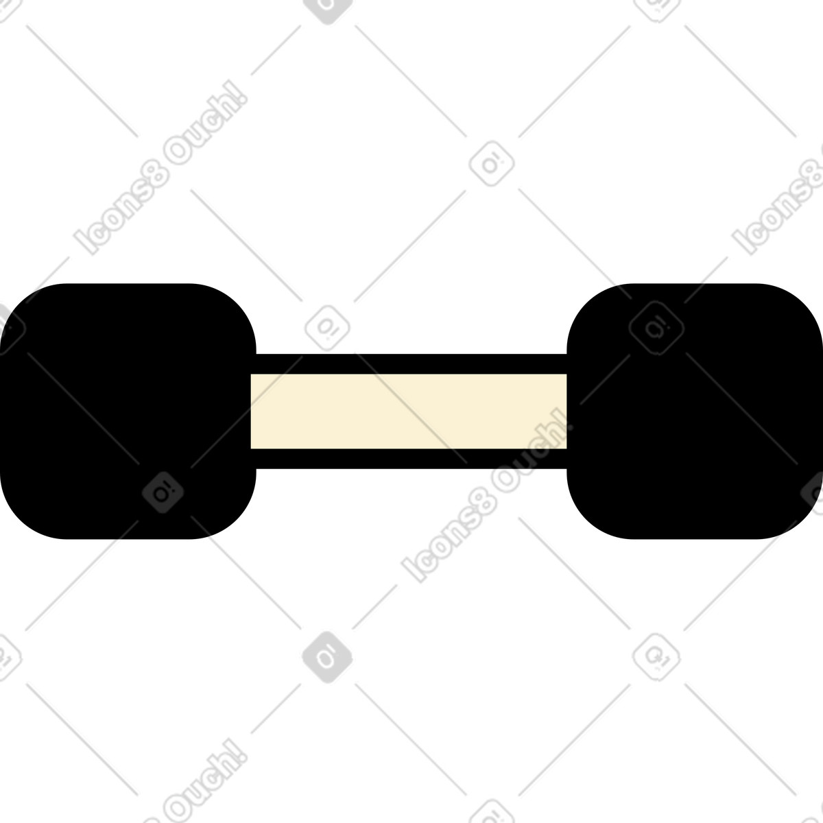 Иллюстрация Гантели в PNG и SVG