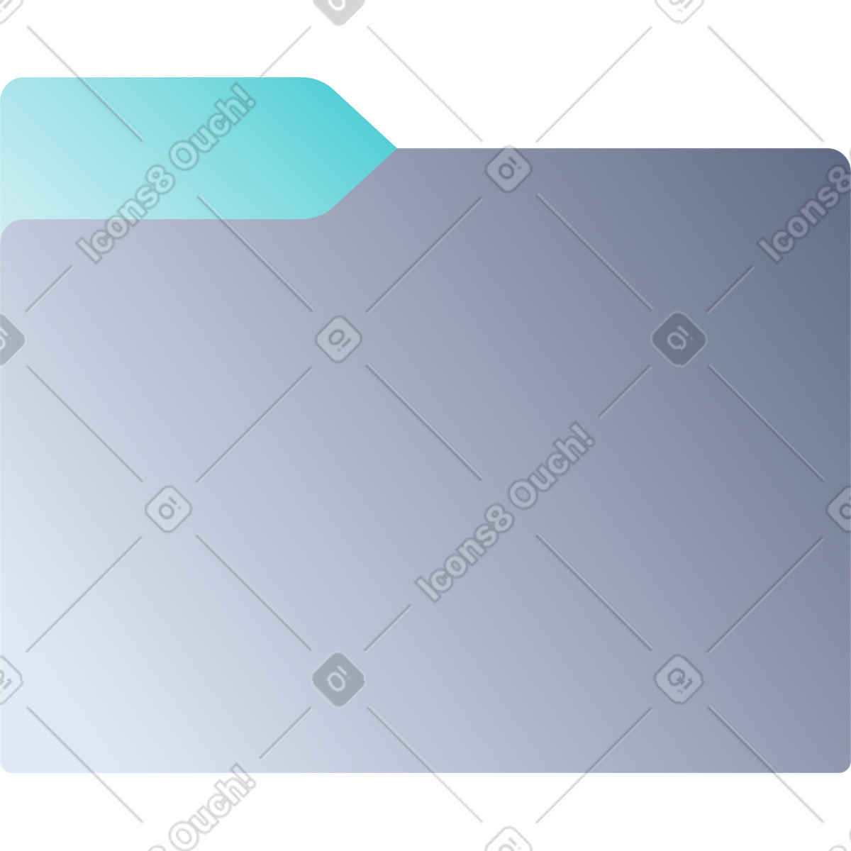Folder illustration in PNG, SVG