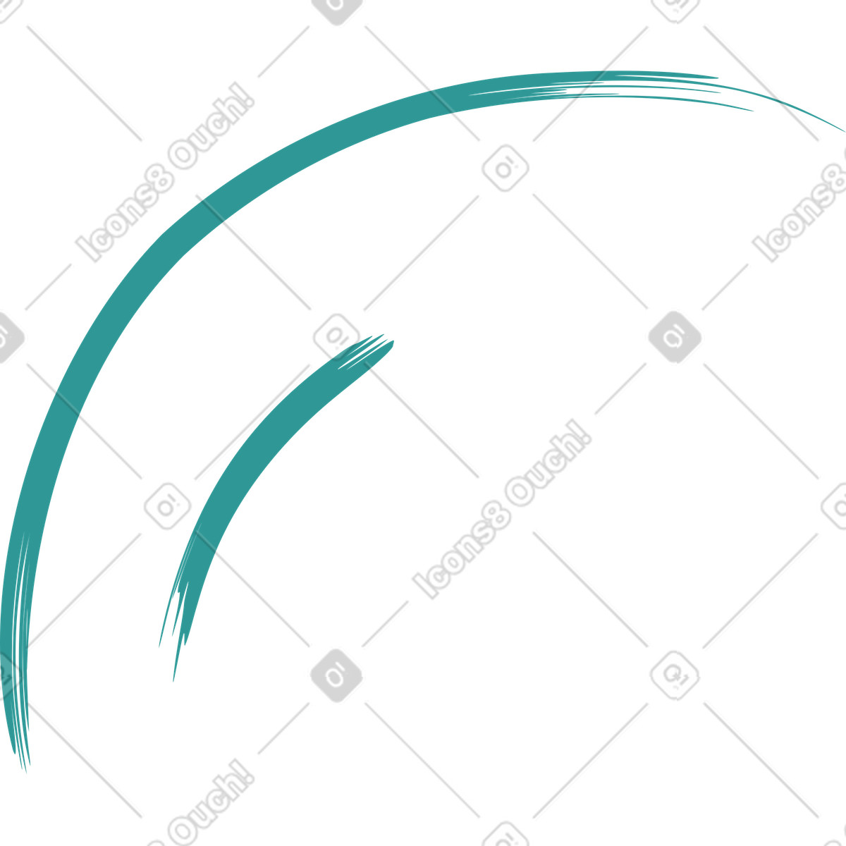 Grey freehand lines illustrazione in stile Grain scarica in PNG, SVG