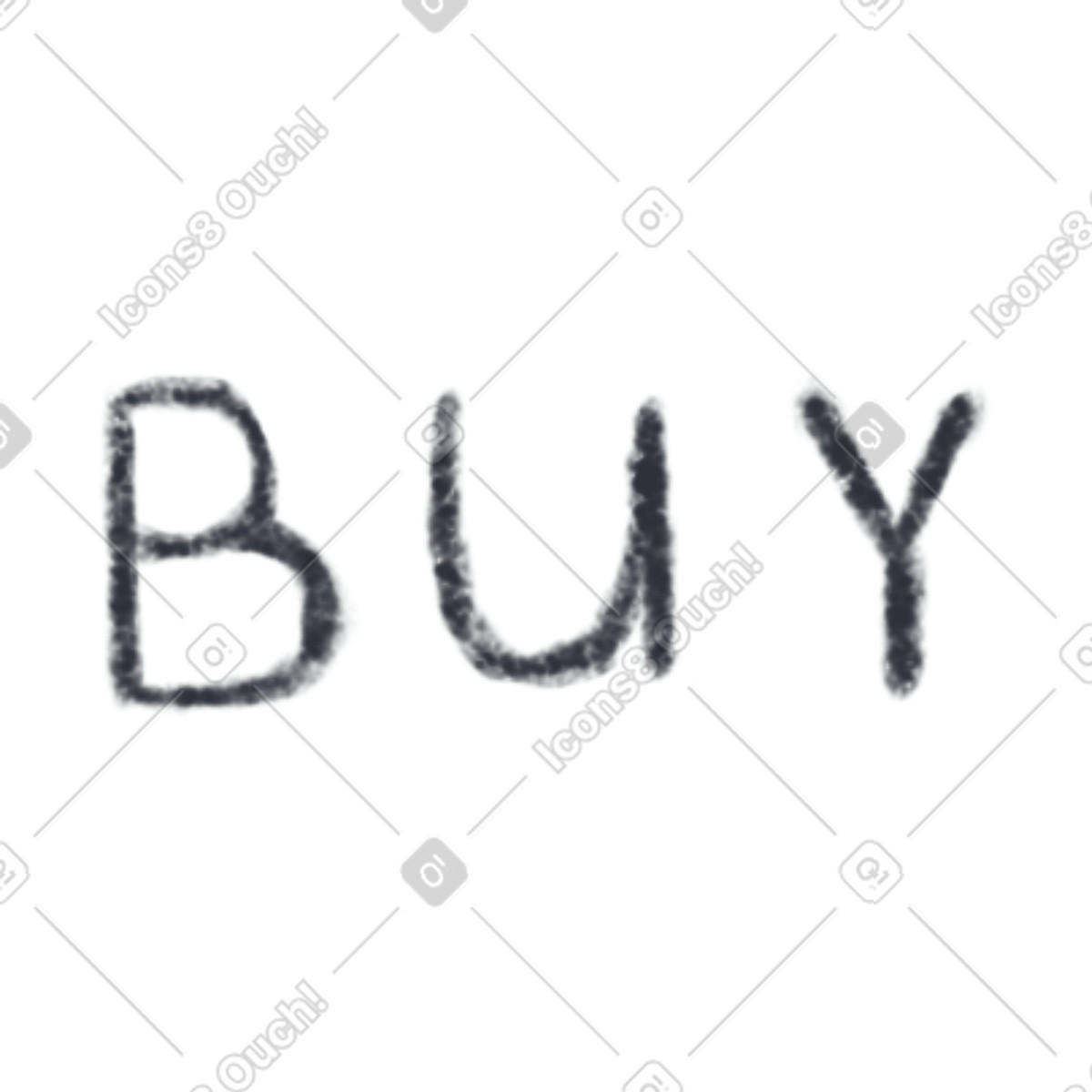 Schriftzug kaufen-Illustration im Toscana-Stil als Download in PNG, SVG