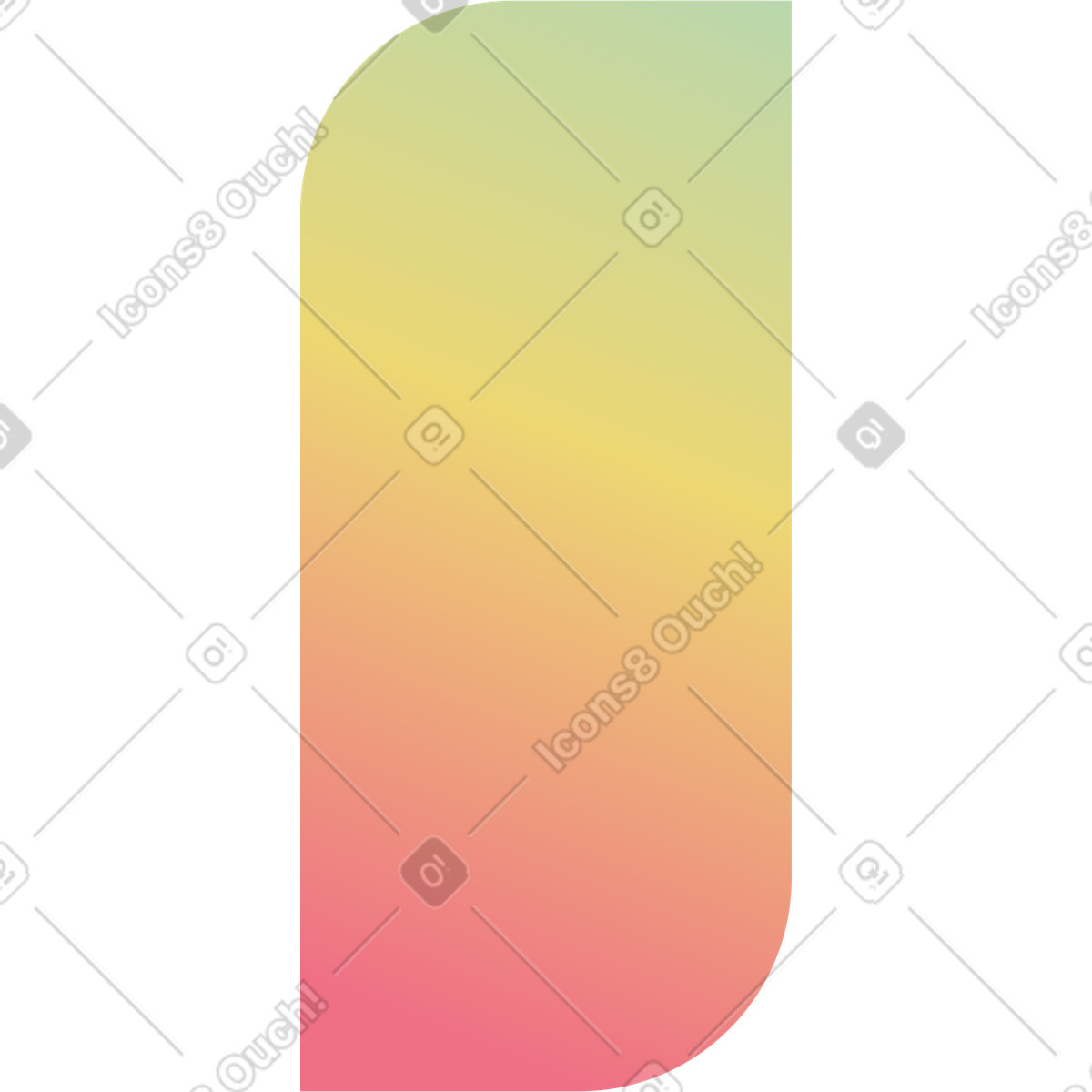 Forma colorata illustrazione in stile Delight scarica in PNG, SVG