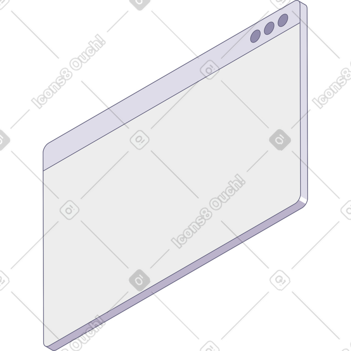 Illustration Fenêtre de la tablette dans le style Modul à télécharger aux formats PNG, SVG