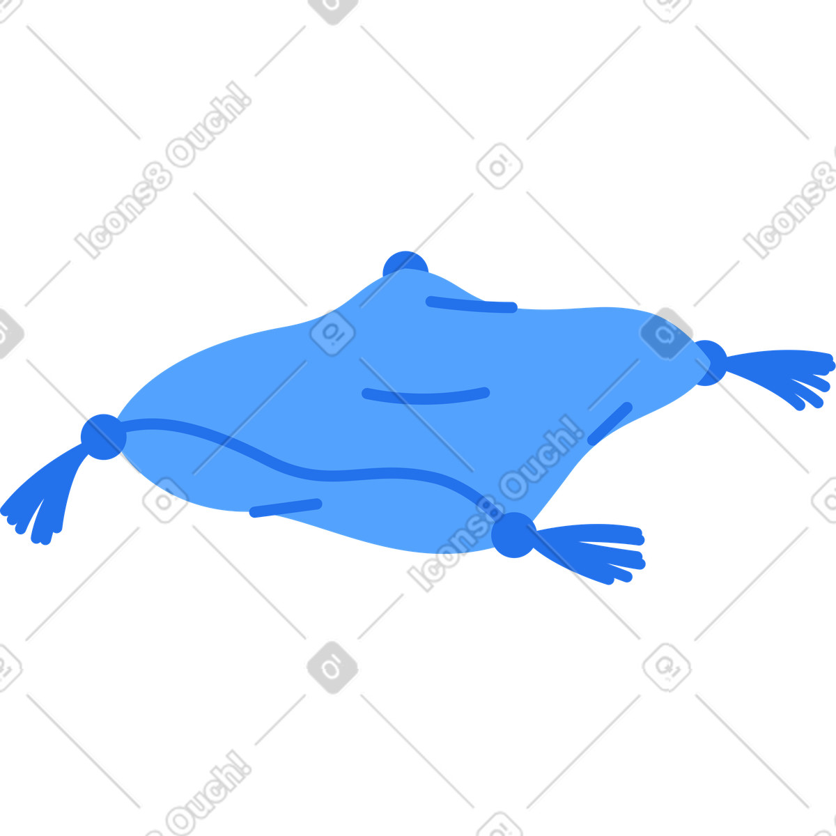 Dekokissen-Illustration im Active-Stil als Download in PNG, SVG