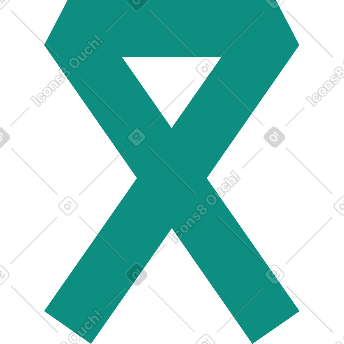 Ribbon illustration in Polar style download in PNG, SVG