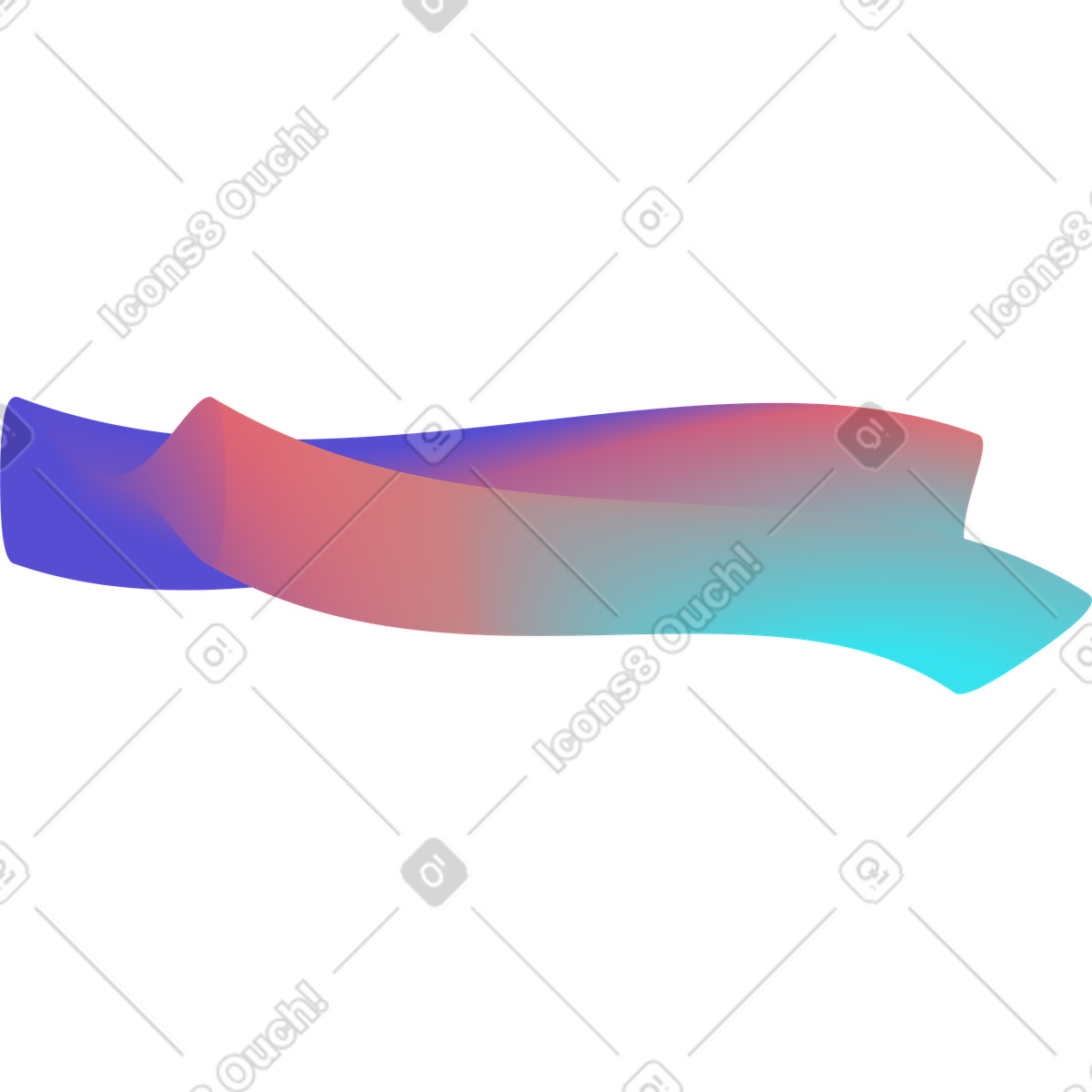 Ilustración Colorful wave en estilo Forms a descargar en PNG y SVG