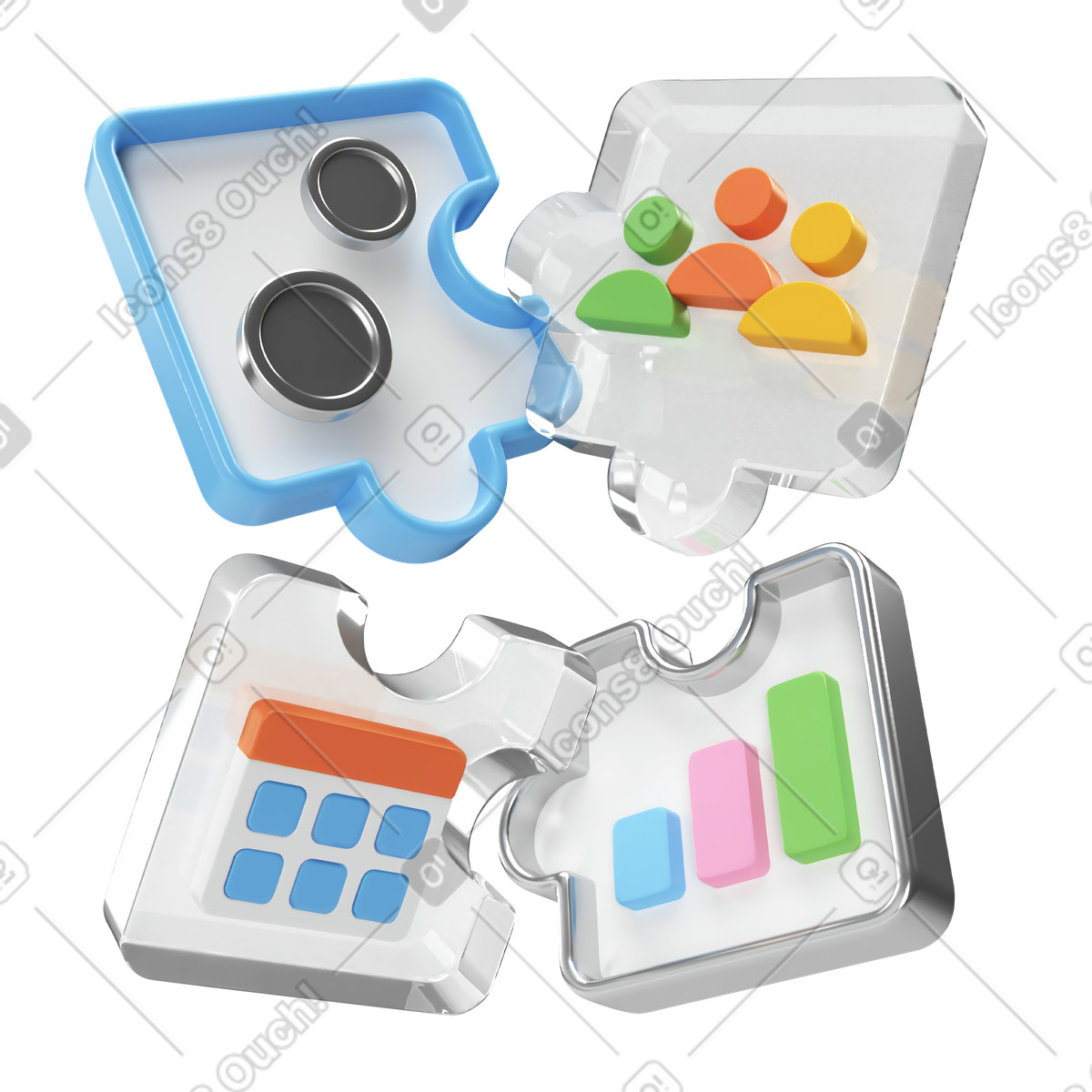 Team work and project management illustration in PNG, SVG