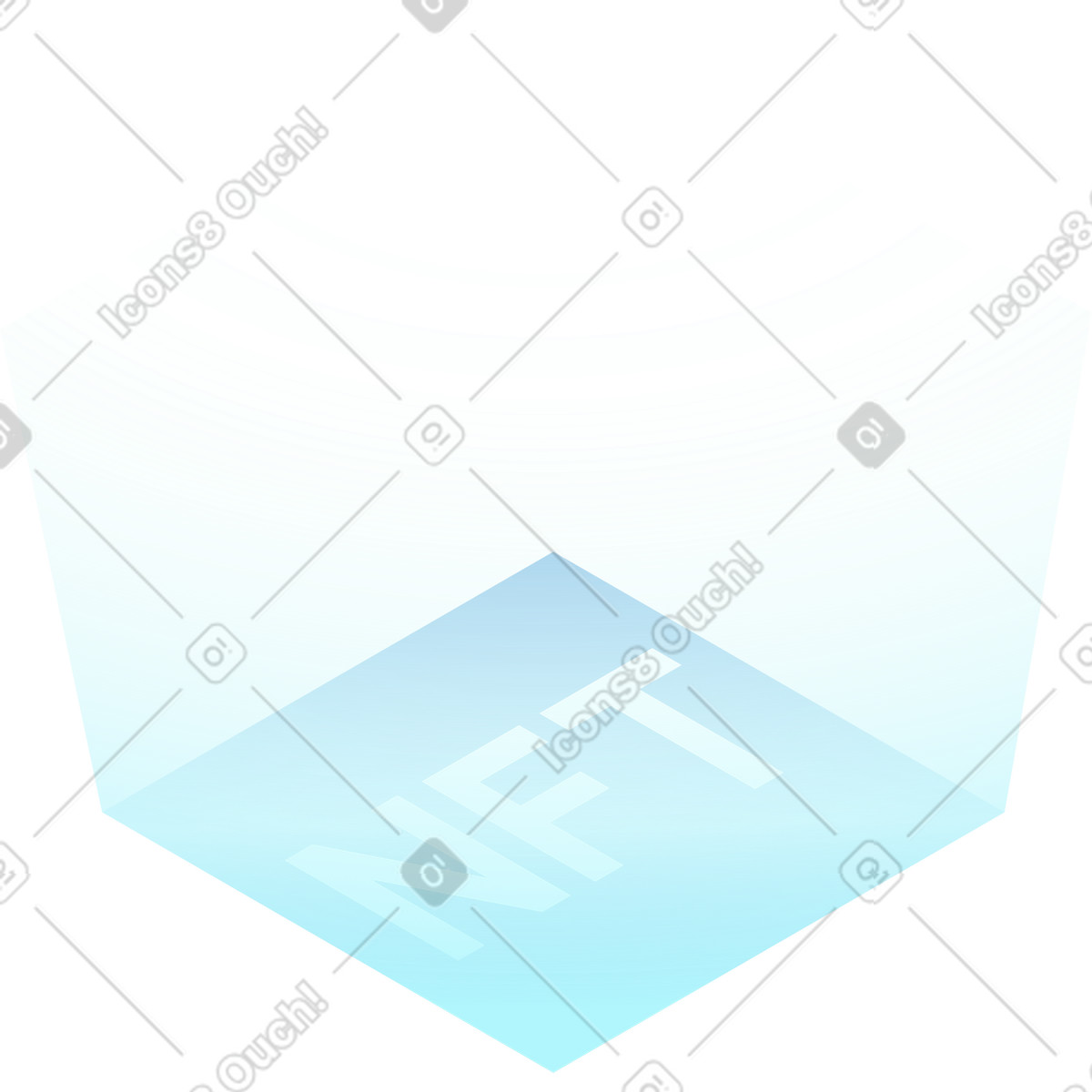 Piattaforma nft illustrazione in stile Quantum scarica in PNG, SVG