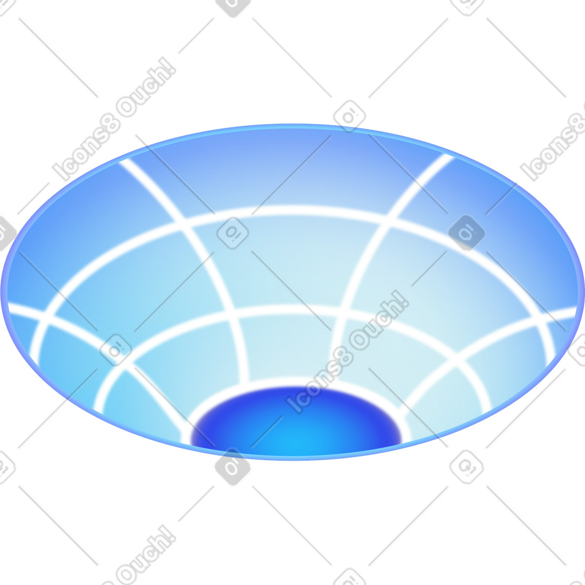 Ilustración Embudo en estilo Hi-tech a descargar en PNG y SVG