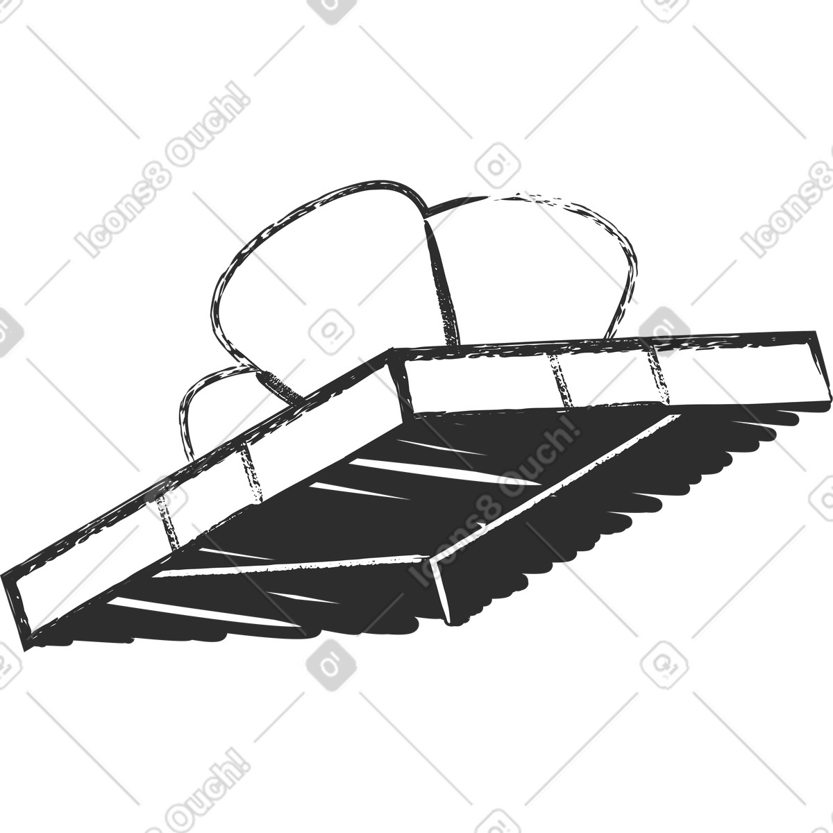 下载 Graphite 风格的 礼品盒盖 插画，支持 PNG、SVG 格式