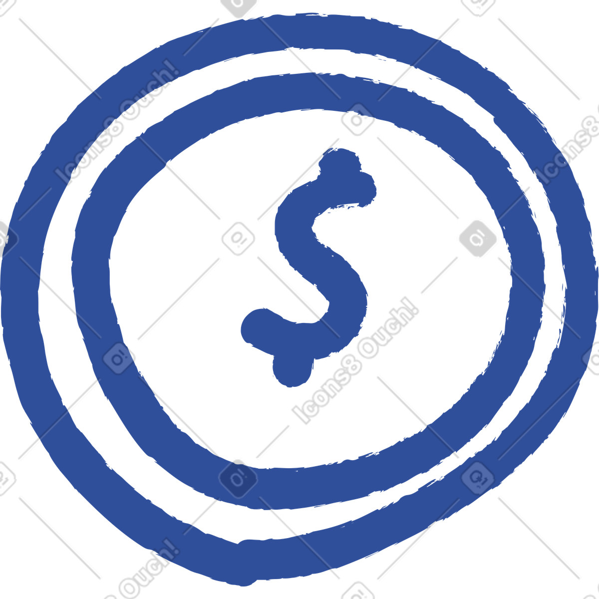 Münze-Illustration im Lime-Stil als Download in PNG, SVG