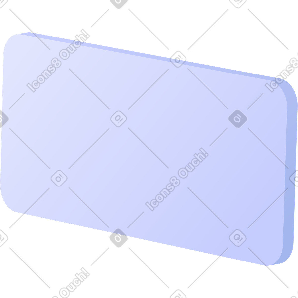 Rectangle illustration in Quantum style download in PNG, SVG