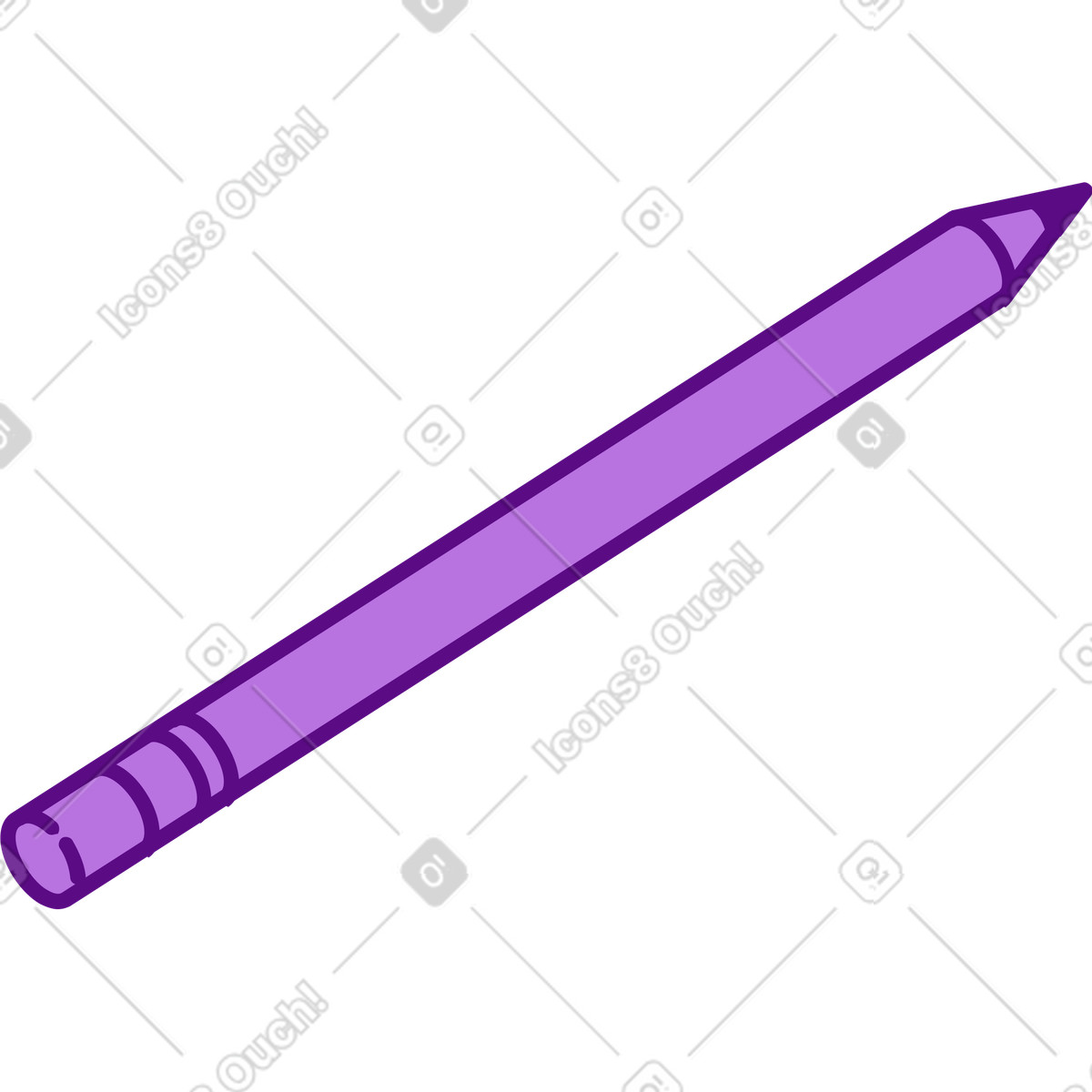 Bleistift kurz-Illustration im Storyline-Stil als Download in PNG, SVG