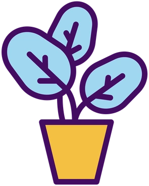 Plant in pot PNG, SVG
