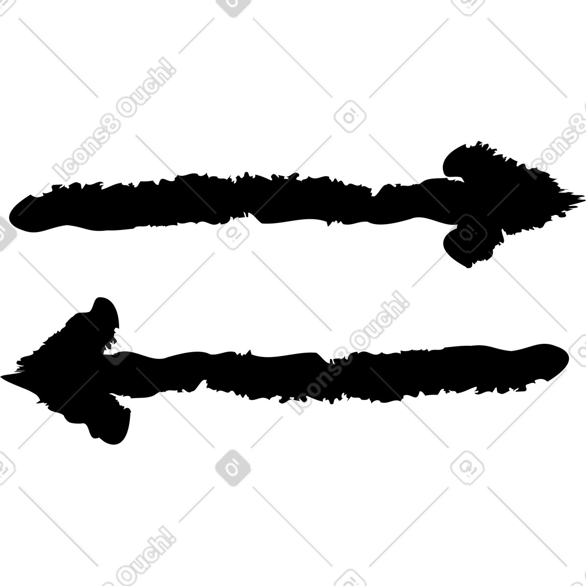 Charcoal viceversa illustration in Twirl style download in PNG, SVG