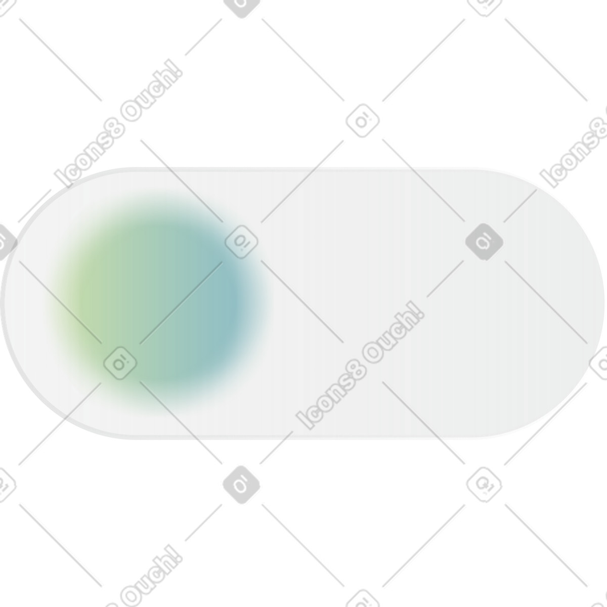 Illustration Icône de commutateur vert dans le style verre dépoli Morphis à télécharger aux formats PNG, SVG