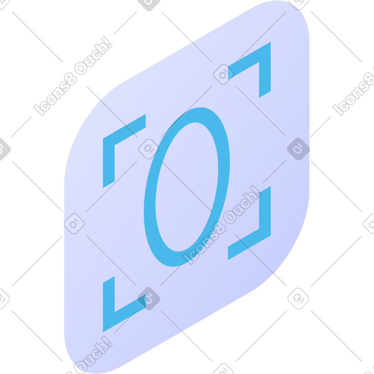 Faccia id illustrazione in stile Quantum scarica in PNG, SVG