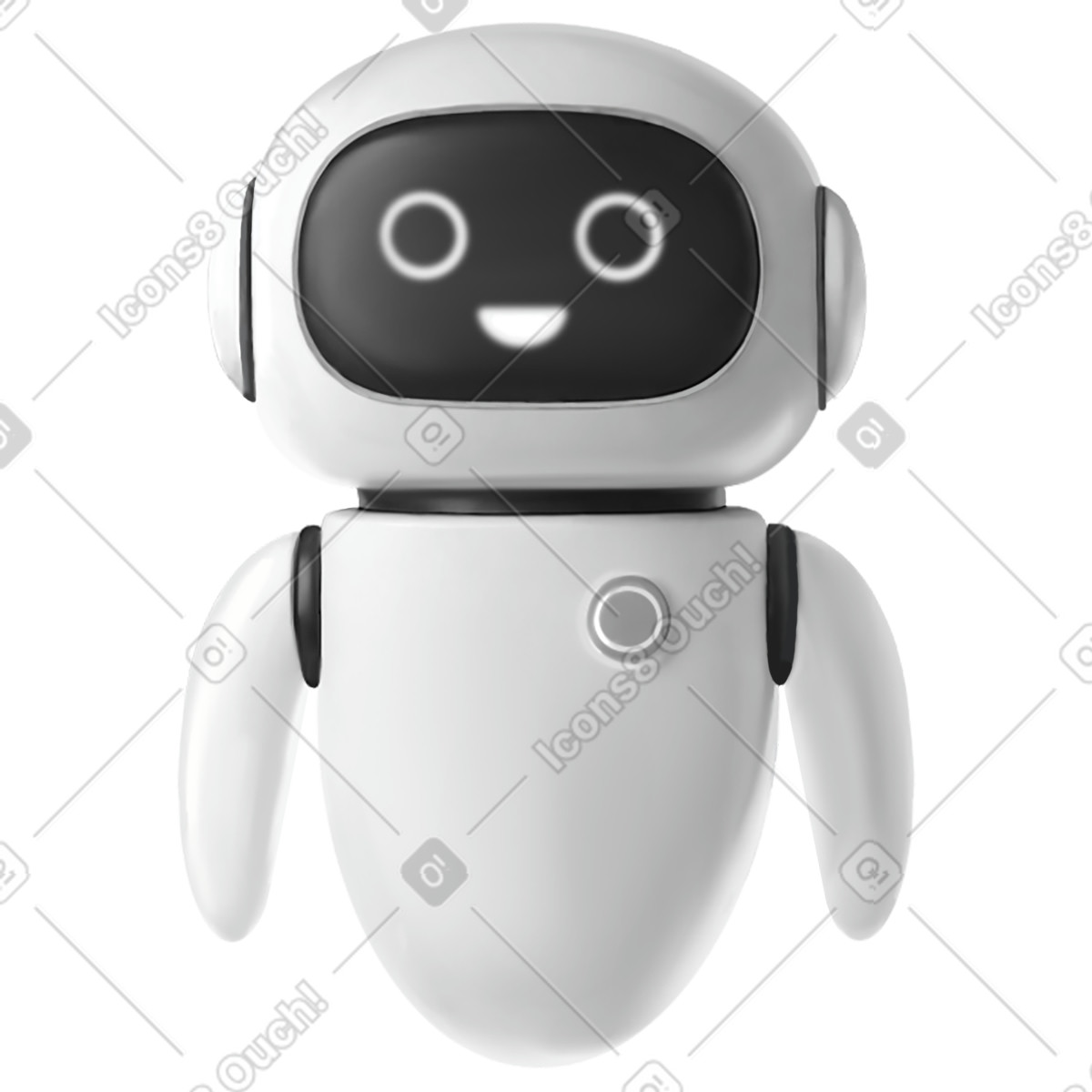 Illustration Chatbot dans le style Print à télécharger aux formats PNG, SVG