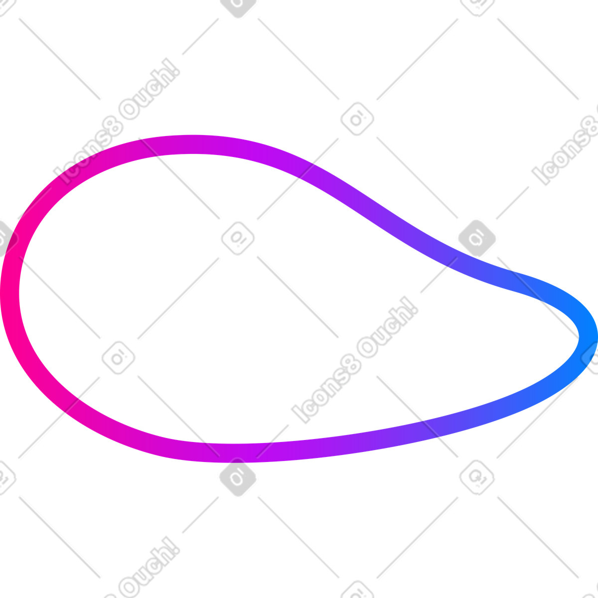 Gradient illustration in PNG, SVG