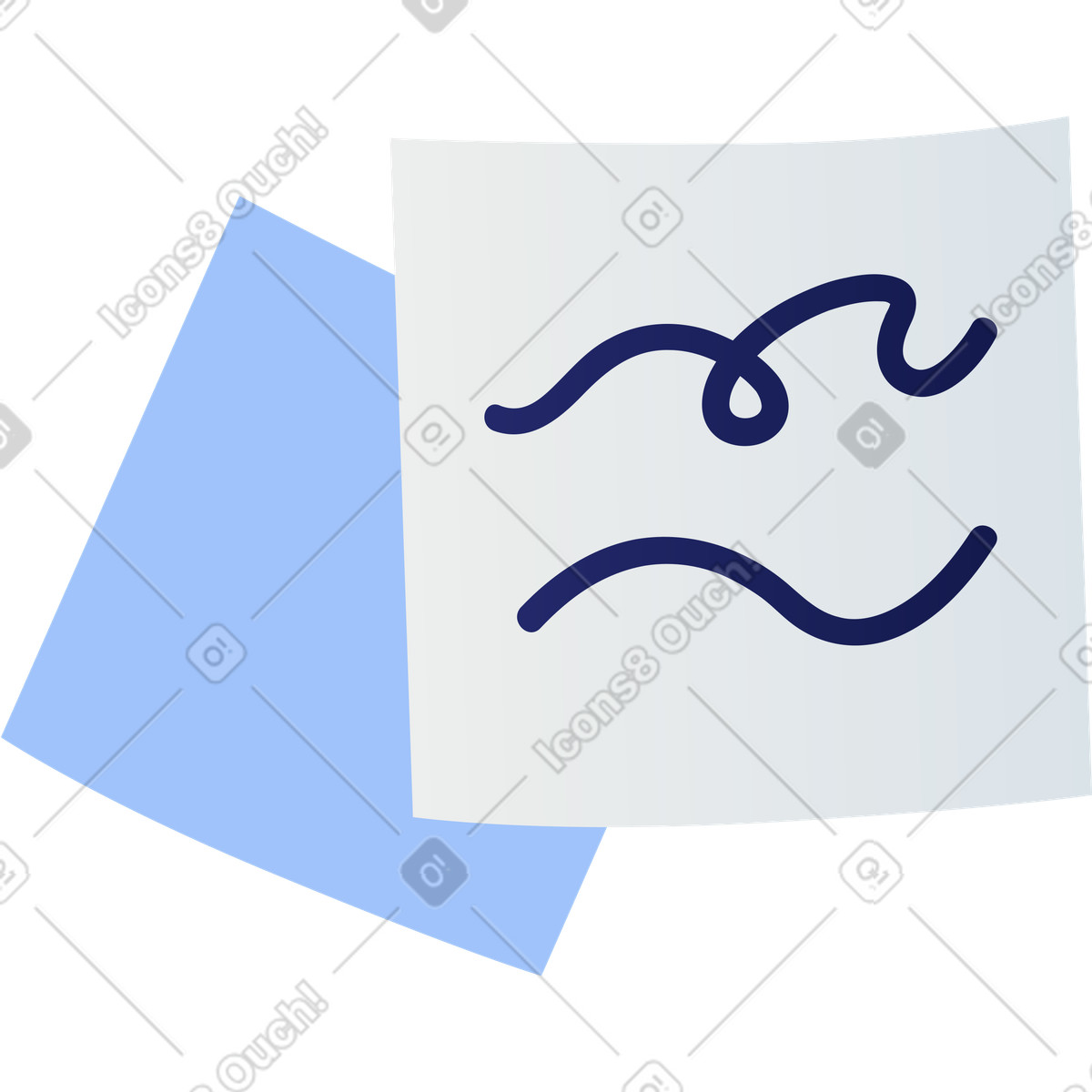 Clip スタイルの ステッカー のイラストをPNG、SVG形式でダウンロード