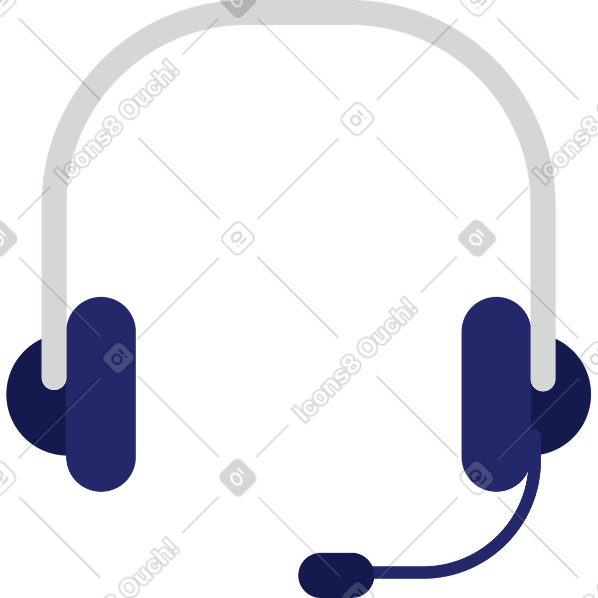 Supporto cuffie illustrazione in stile Clip scarica in PNG, SVG