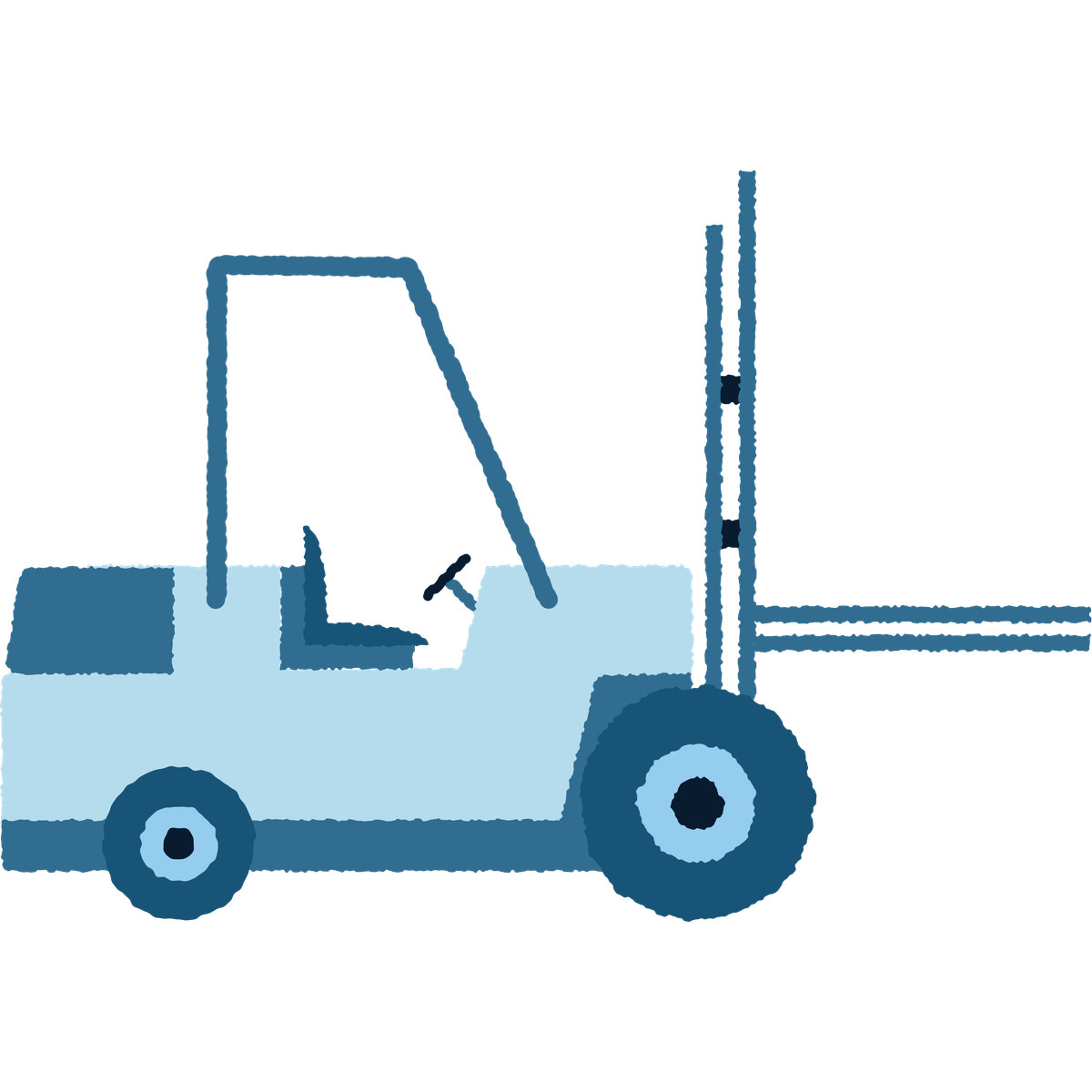 Warehouse machine illustration in Cherry style download in PNG, SVG
